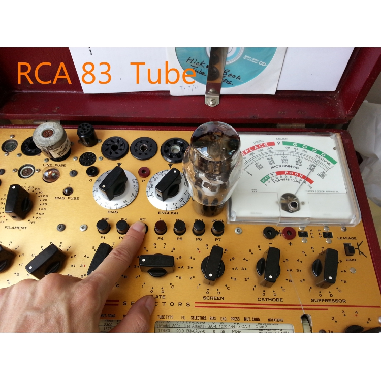 RCA 83 整流 直熱膽 真空管 全新倉庫貨品 膽味十足,聽得舒服。