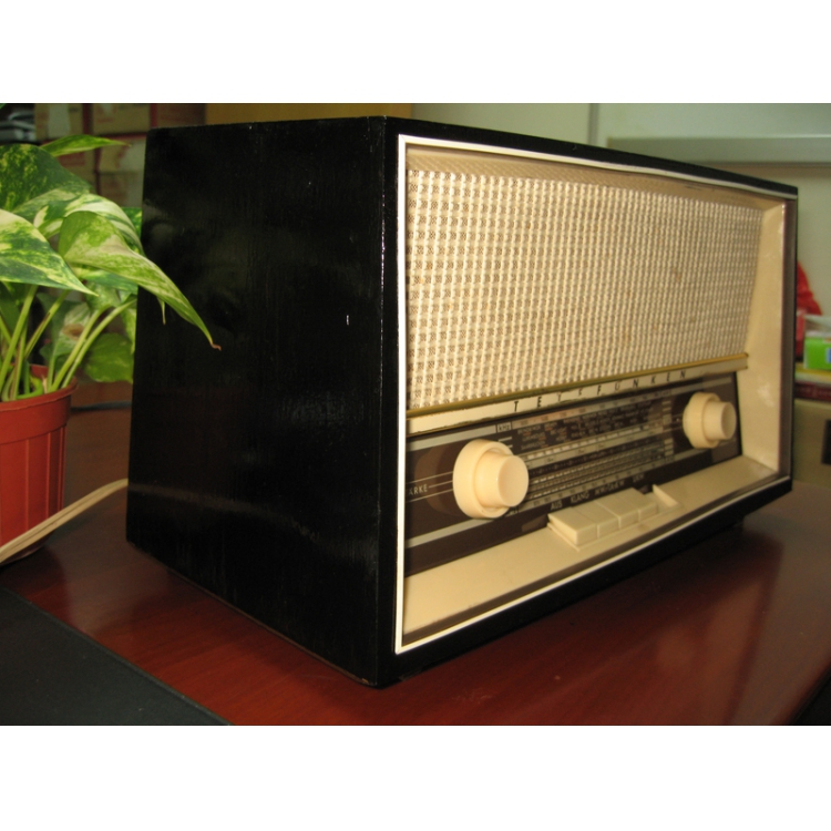 Jubilate DeLuxe1351 膽/真空管收音機FM AM LW SW播放功能,四頻道機