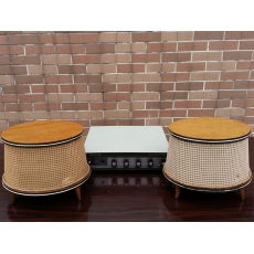 Stereonetta III 60er-6311 高希有三腳架音箱,經典60年代設計可愛獨特,書架揚聲器.通反射聲音的擴散橢圓形 Isophon 海思風